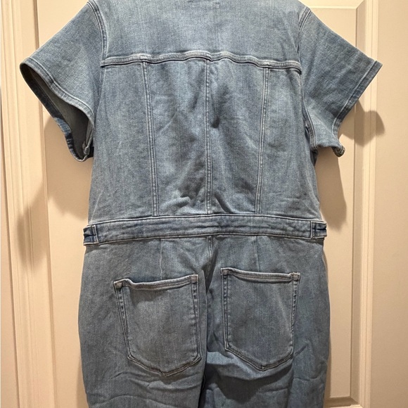 Good American Fit for Success Women's Denim Jumpsuit - Picture 8 of 9